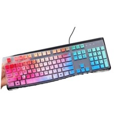 Keyboard Cover for Logitech K120 MK120 Ergonomic Desktop USB Colorful