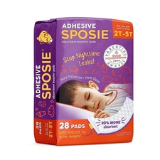 Sposie Diaper Booster Pads with Adhesive, fits Pull-Up-Style White 