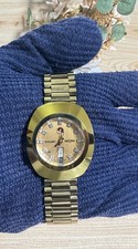 Vintage Rado DiaStar Automatic Gold Brushed Dial Men's Day/Date Watch
