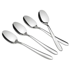 12-Piece Stainless Steel Dessert Spoons