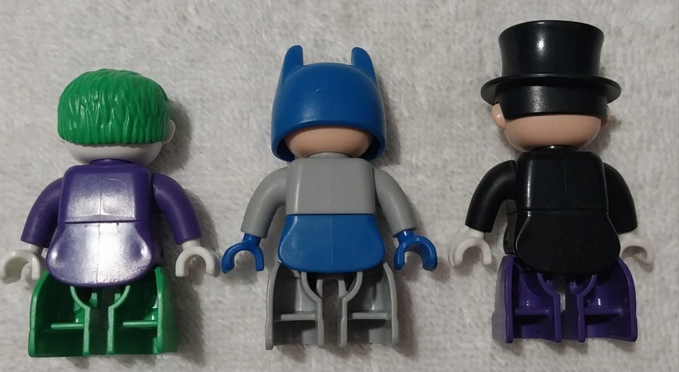 Lego Duplo Figure DC COMICS Superhero JOKER BATMAN PENGUIN Villain Purple - Изображение 2 из 2