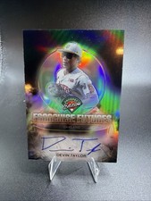 2025 Panini Prospect Edition Baseball Auto Silver Devin Taylor Futures 