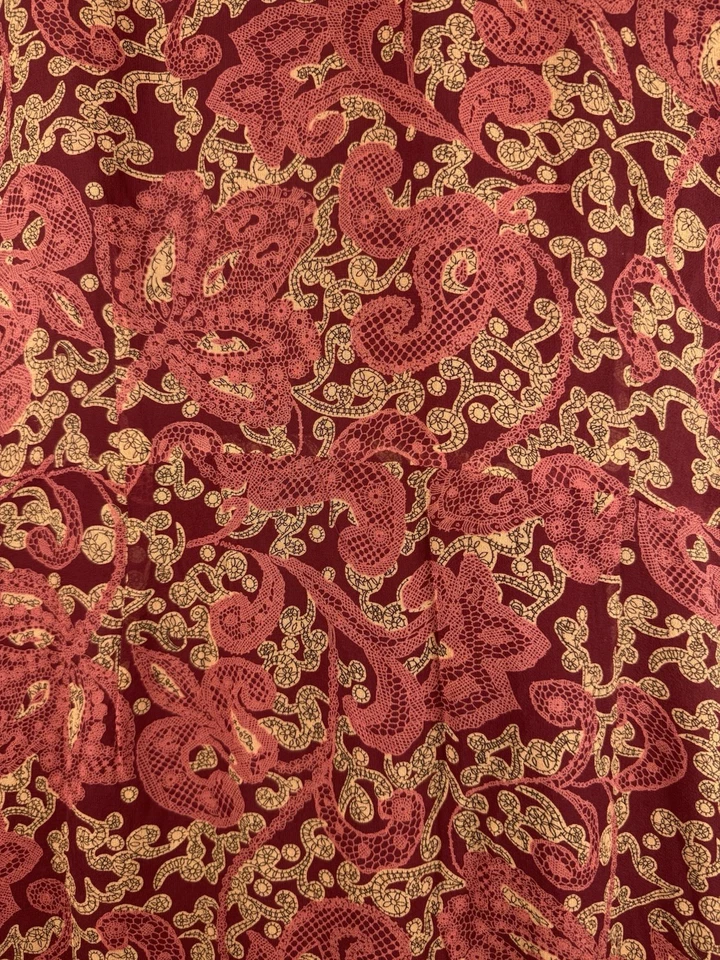 Kimono Lane Bryant Paisley Seda Talla Grande 18/20 Romántico Informal Boho Chic Resort Foto 4 de 4