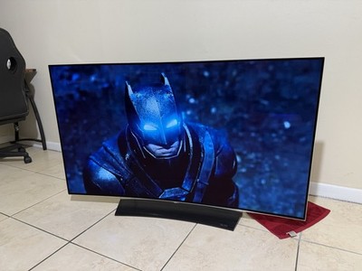 LG 55 INCH CURVED OLED 3D 4K SMART TV OLED55C6P (READ) (BURN-IN