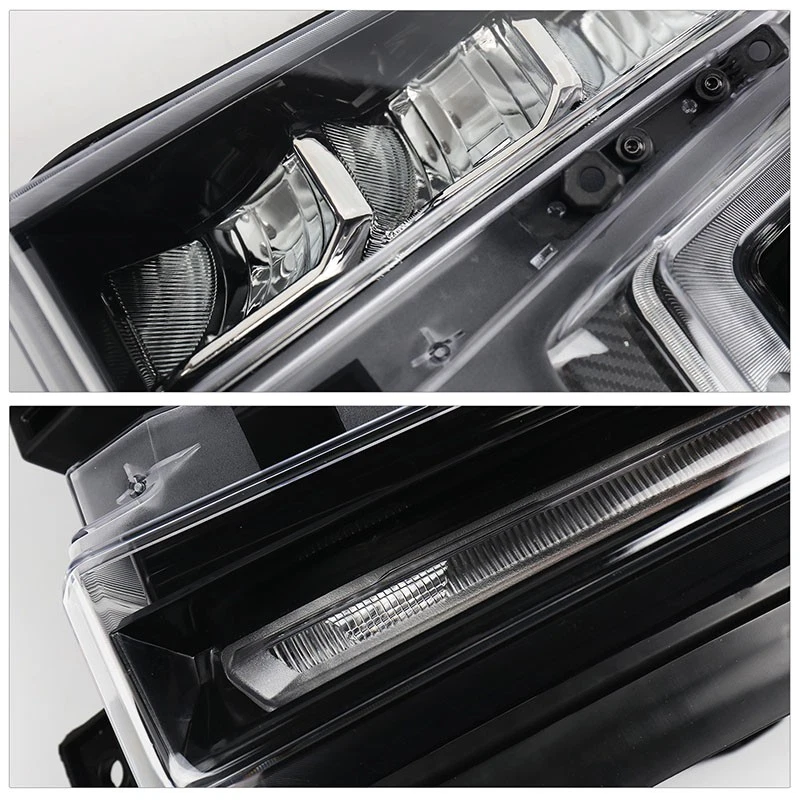 For Chevy Silverado 1500 2019-2021 LED Headlight Halogen Signal w/ Bulb Driver - Image 4 of 4