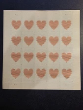 US Forver Stamp 2 Sheets Of 20 Stamp Red Heart Stamp (40 stamp)