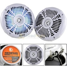 Memphis 6.5" Marine Speakers with LED 80W Max Memphis Extreme Series MXA602SLW