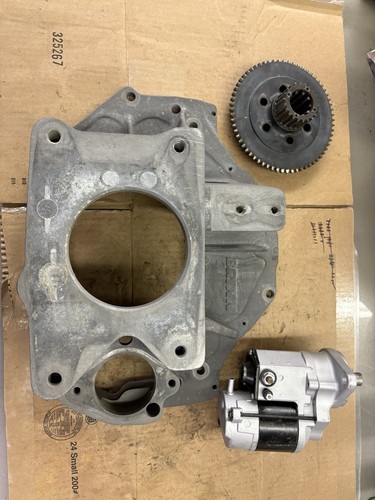 Brinn FORD Reverse Mount Magnesium Bellhousing & Starter Sbf Windsor Imca Ump