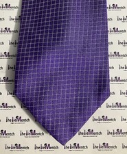 Rare BROOKS BROTHER Silk Purple Checkered Design Tie BRAND NEW