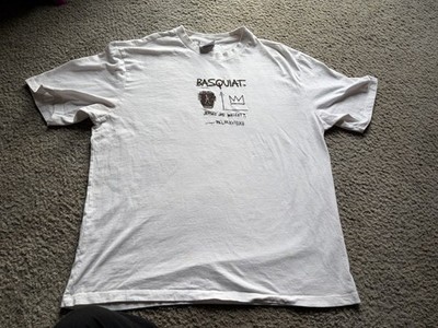 Basquiat x Primark White Graphic T-Shirt Jersey Joe Walcott Art Tee Men s Sz XL