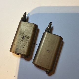 Cartier Lighter Genuine Gold Gas Tank Set of 2For Repair or Parts