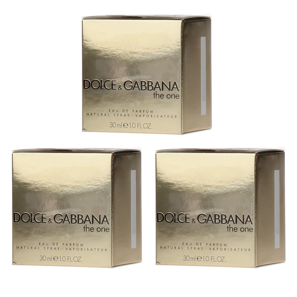 3x Dolce & Gabbana The One EDP 30ml