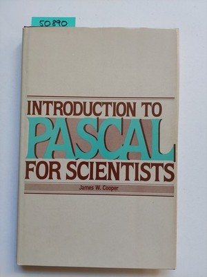 Introduction to PASCAL for Scientists | COOPER Wiley 1981 | INFORMATIK |