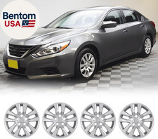 Set 4 Coprimozzi 16 Pollici Materiale PP Copricerchio Ruota R16 Coprimozzo Snap on Acciaio 