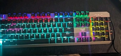 Aula Dawnguard Wired USB Mechanical Keyboard RGB Lights - 1 Missing Keycap