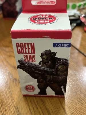 AK Interactive #AK17507 Quick Gen Set (4) Green Skins