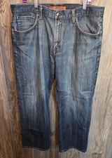Agave Denim Blue Jeans Men Size 40 (39x29) Waterman Relaxed Straight Made in USA