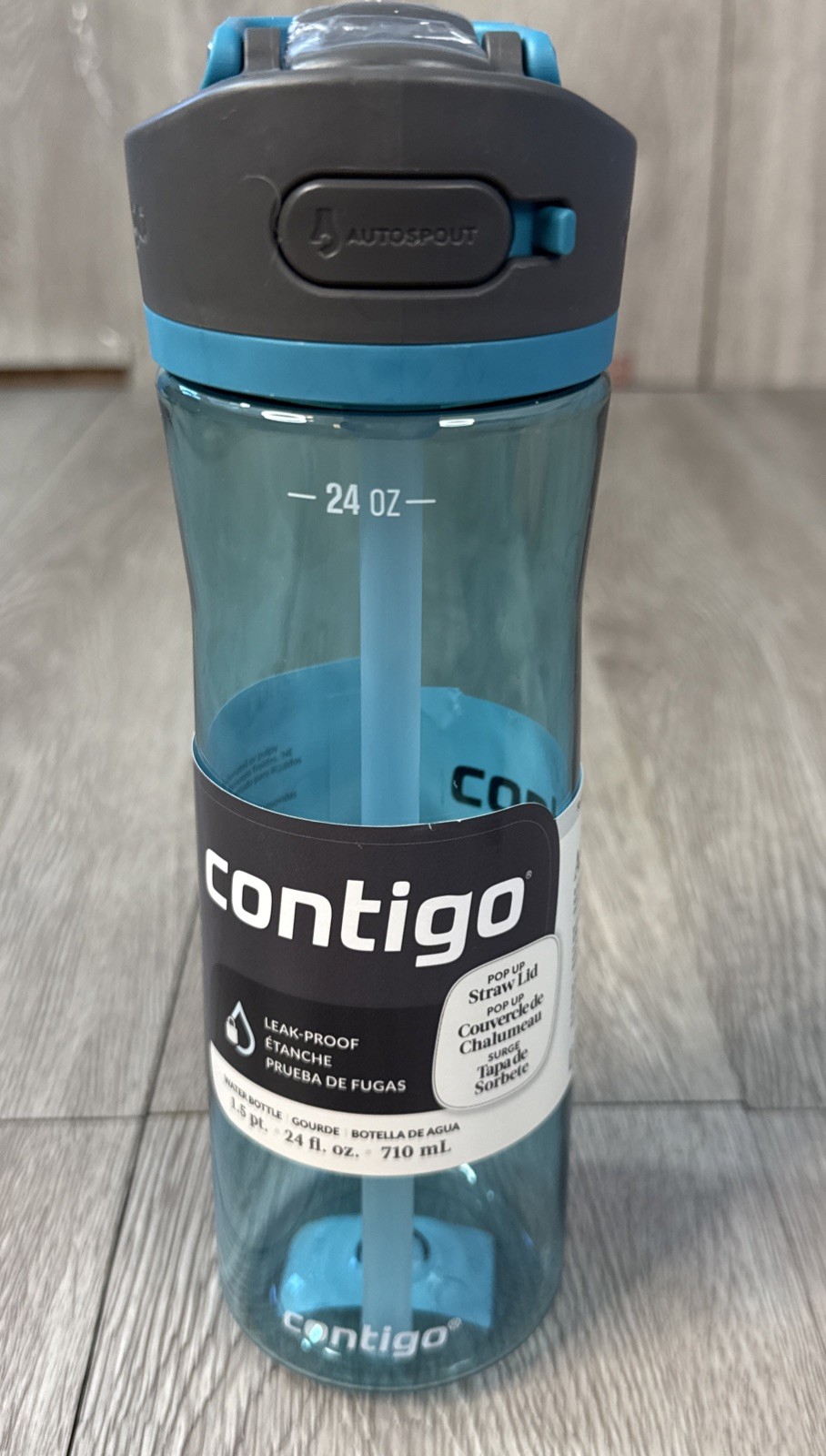 Straw Lid Leak Proof Bpa Free Blue New