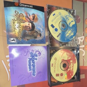 SEGA Shenmue Sega Dreamcast Manual Multi-Disc Action Adventure T-Teen 2000