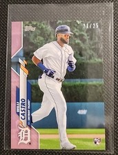 2020 Topps Mini Pink 21/25 Willi Castro #509 Tigers