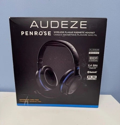 Audeze Penrose Wireless Planar Magnetic Gaming Headset, Win/Mac Compatible