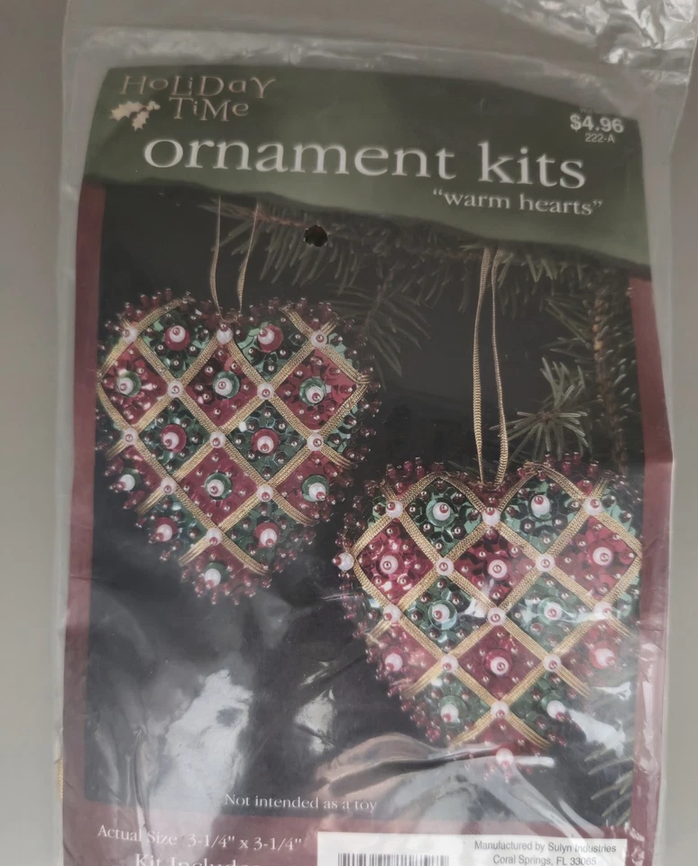 Lote de 5 kits de adornos navideños de colección artesanías surtidas Foto 2 de 4