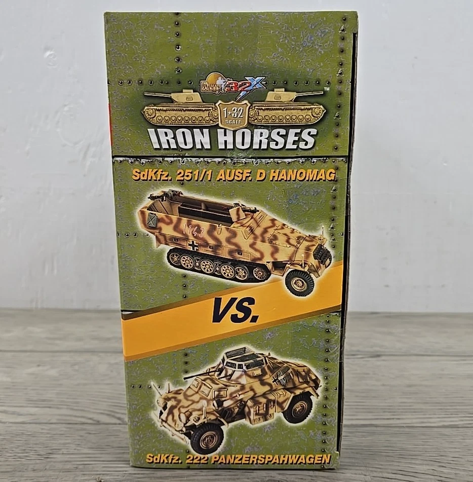 2006 Ultimate Soldier Iron Horses WWII Ausf. D Hanomag/ 222 Panzerspahwagen 1:32 - Image 4 of 4