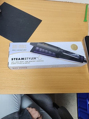 #ad #ad New Hot Tools Pro Signature STEAM STYLER 1 1 2in Ceramic Flat Iron HTST2594 $26.99