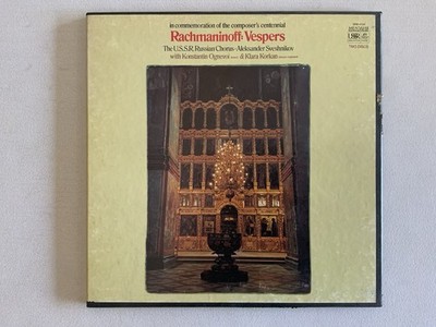 Rachmaninoff Vespers 2x LP U.S.S.R. Russian Chorus Aleksander Sveshnikov