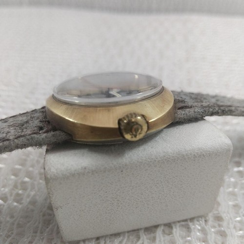 Reloj Omega Geneve Dinámico Chapado en Oro De Colección Para Reparación Vidrio agrietado Japón - Imagen 12 de 12