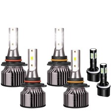 For Saturn Vue 2002-2007 Front Led Headlight Kit Fog Light 6 Bulbs Combo For Saturn Vue 2002-2007 Front Led Headlight Kit Fog Light 6 Bulbs Combo