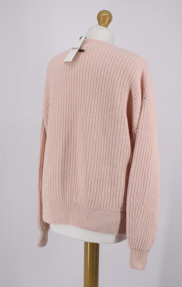 BARBOUR SCARLETT WOMENS KNIT JUMPER UK 10 ROSE PINK RRP £100 AD - Image 4 of 4