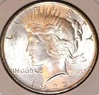 1922 Peace Silver Dollar - Uncirculated