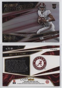 2023 Panini Select Draft Picks Turbocharged Silver Prizm Bryce Young Rookie RC