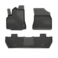 FußMatten Gummimatten No.77 FüR Citroen Berlingo Ii 2008-2018 Tpe Schwarz 3 Tlg
