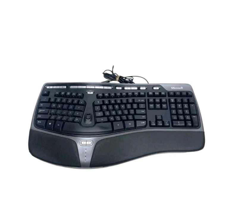 MICROSOFT Natural Ergonomic Keyboard 4000 V1.0 KU-0462 + Palm Lift | Tested - Image 2 of 4