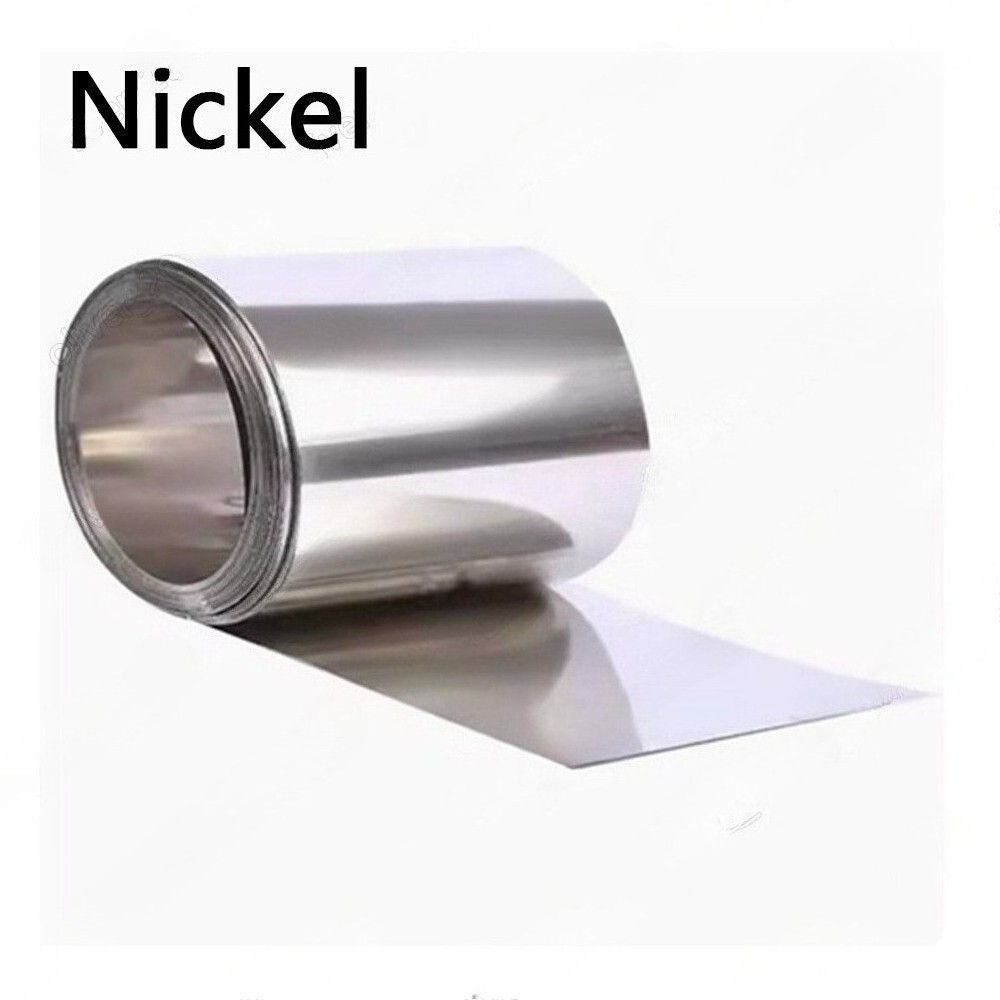 1Meter 99.99% High-Purity Nickel Ni Metal Foil Sheet Strip Thickness 0.01-0.5mm