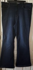 Sofia Vergara Jeans Women Size 20 Melisa Flare Stretchy Dark Wash