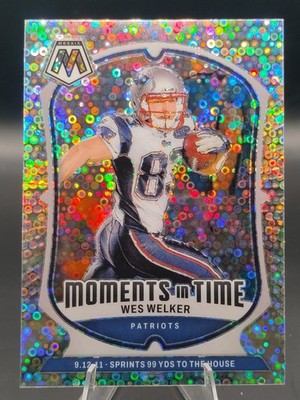 2024 Panini Mosaic Wes Welker 5 No Huddle Silver Mosaic