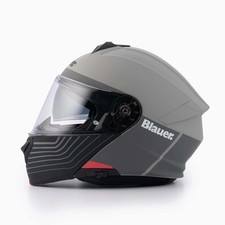 Casco Moto Modulare Blauer NOAH Cool Grigio Titanio Opaco Omologato