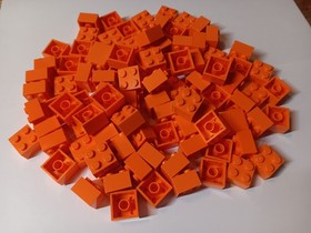 NEW CAB Lego Lot 100 Orange 2 x 2 Brick Orange 3003 21248 9389
