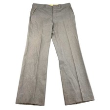 Vintage 70s Sears Roebuck And Co. Pants Men 36 Brown Dress Classic Trousers