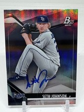 2021 Bowman Platinum Seth Johnson Philadelphia Philles TOP-96 SIGNED 
