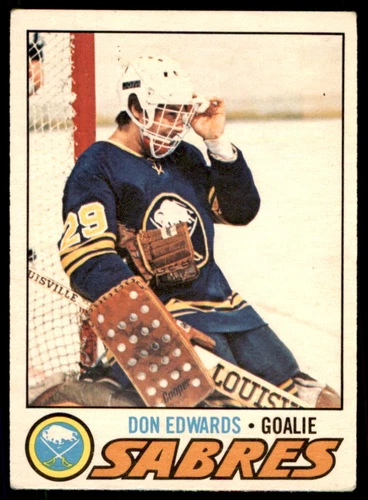 1977-78 O-Pee-Chee Don Edwards Buffalo Sabres #201
