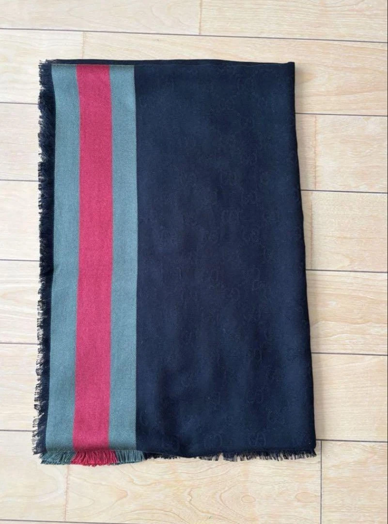 Étole motif GUCCI GG ligne sherry coton soie #PGJIDL