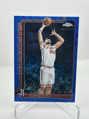 2025-26 Topps Chrome - Alperen Sengun #98 Blue Wave Refractor /150
