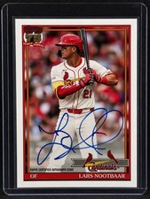 2026 Topps Lars Nootbaar 1991 Auto #91A-LN 