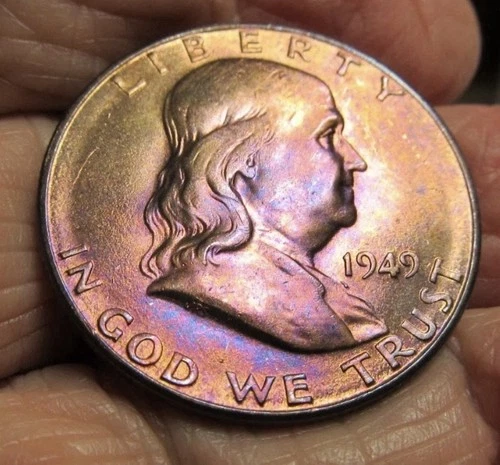 1949-S Franklin Half Dollar — photo from the most recent tracked eBay sale