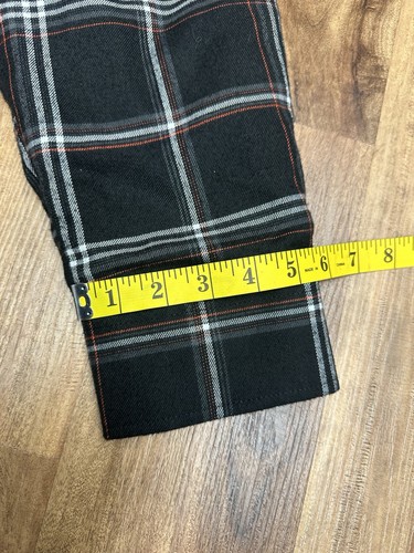 Chaqueta Camisa de Trabajo Acolchada Dixxon Flannel Co Para Hombres 2X Negra Roja a Cuadros D-Tech - Imagen 10 de 10