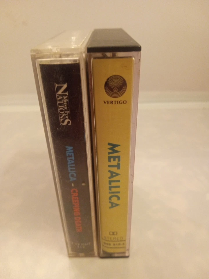 METALLICA CREEPING DEATH UK CLEAR SHELL&JUMP IN THE FIRE (RARE) SINGAPORE TAPE - Image 2 of 4